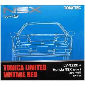 トミカリミテッドヴィンテージ ネオ LV-N228c HONDA NSX Type S(1997年式)・青 -  エンドアツプ２宇電研（e2-udenken）