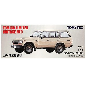 トミカリミテッドヴィンテージ ネオ LV-N268b トヨタ ランドクルーザー60 北米仕様(88年式)・ベージュM -  エンドアツプ２宇電研（e2-udenken）