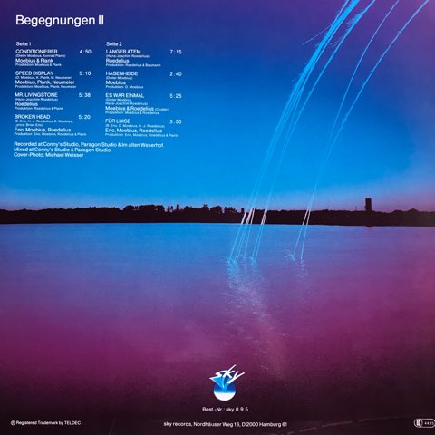 Eno, Moebius, Roedelius, Plank / Begegnungen II - レコード