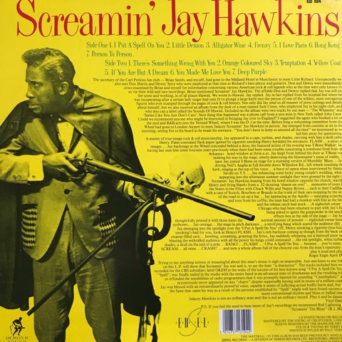 Screamin' Jay Hawkins / Frenzy - レコード・ショップ ciruelo 