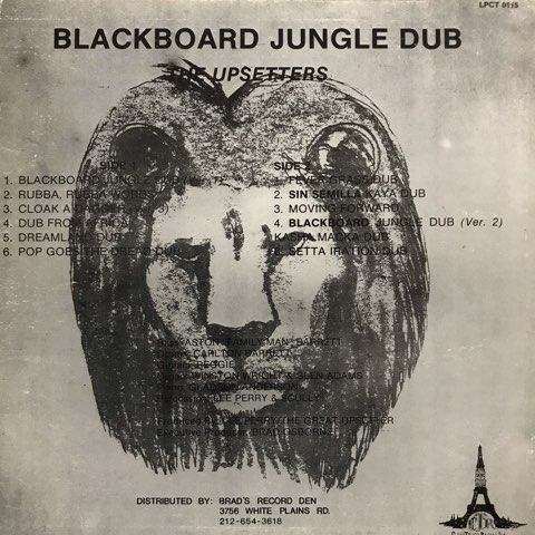 Lee Perry The Upsetters Blackboard Jungle Dub ciruelo records