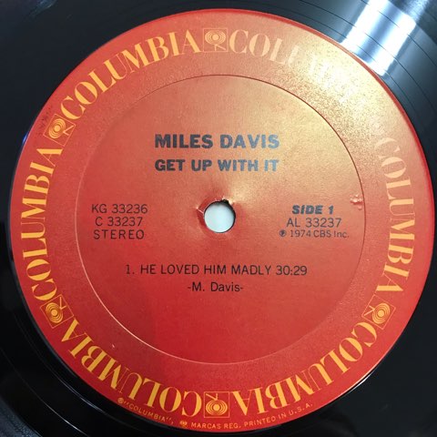 MILES DAVIS / Get up with it | sixteen records (シックスティーンレコード)