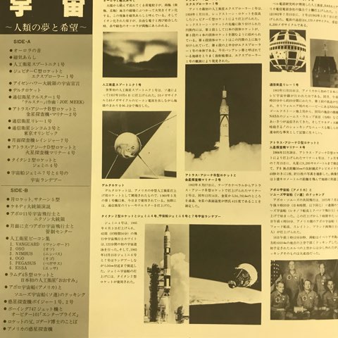 LP 坂本龍一 Ryuichi Sakamoto / 宇宙～人類の夢と希望～ / JP