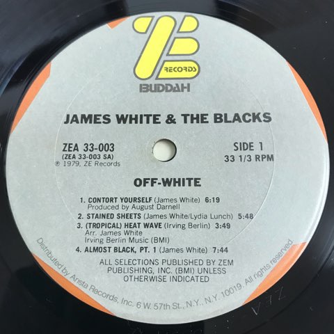 LP James White & The Blacks / Off White / US Original - レコード