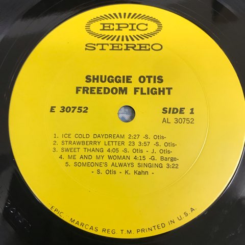 極希少盤】Shuggie Otis Freedom Flight 国内初回盤！