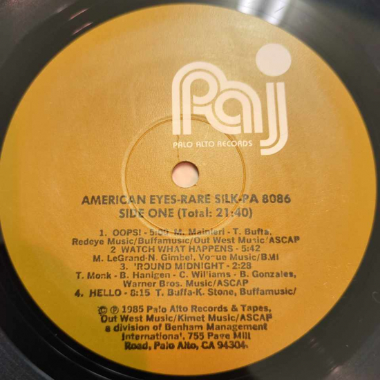 [LP] [USオリジナル] Rare Silk - American Eyes Rare Silk – American Eyes | In Sheeps Clothing