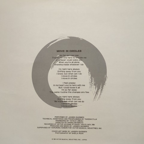 LP Jansen ・ Barbieri / Worlds In A Small Room 未知への空間