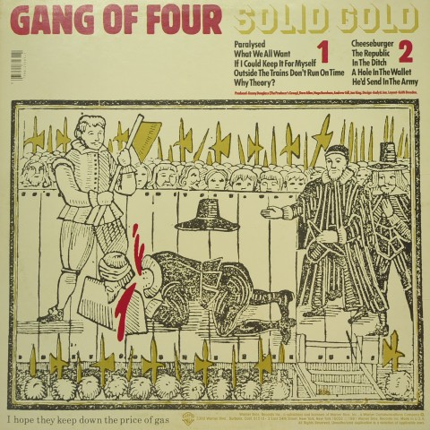 Gang of Four-Solid Gold 30周年記念盤 レコード　未開封 GANG OF FOUR / SOLID GOLD / LP | Record CD Online Shop JET