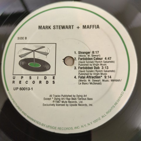 LP Mark Stewart / S.T / US Original - レコード・ショップ