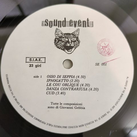 LP Gianni Gebbia / S.T / Italy Original - レコード・ショップ