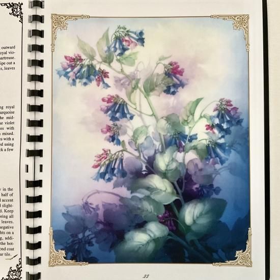 Porcelain painting FREUDE