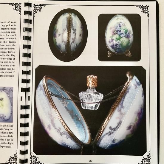 Floral Art on Porcelain” ポーラ コリンズのポーセレンペイント
