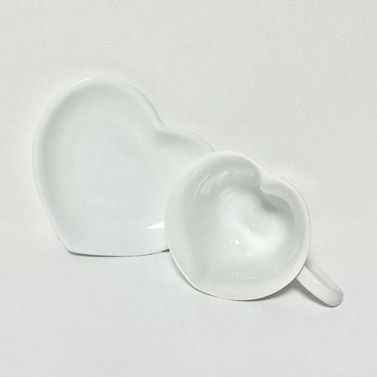 ハートのティーカップ - 白磁販売専門店 Painter's Garden