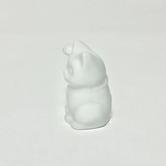 ミニサイズの招き猫(右手上げ) - 白磁販売専門店 Painter's
