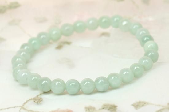 恋愛成就/結婚】ジェイド(翡翠)6mm玉ブレスレット