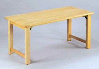 AE-60-c 角テーブル120×60 角脚折畳＜H43＞ 室内家具・遊具