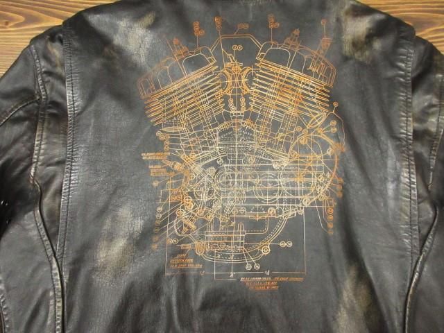 ハーレーダビッドソン Master Distressed ビンテージ加工レザー ハーレーダビッドソン Master Distressed ビンテージ加工レザー