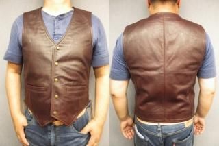 ベスト・レザーベスト - 革屋Marvy(マービー)【革鞄・革製品】