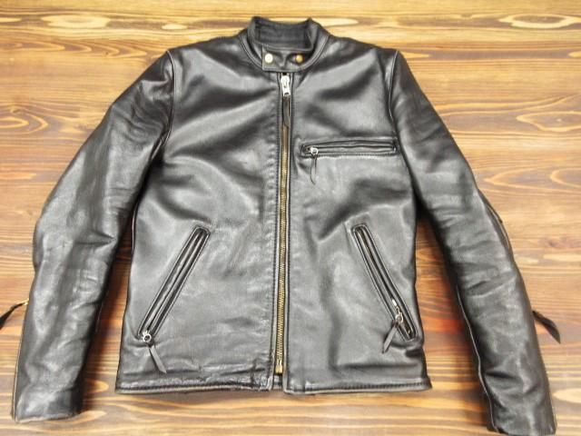 バンソン オールド品 B シングルライダース 38(M~細めのL バンソン オールド品 B シングルライダース 38(M~細めのL