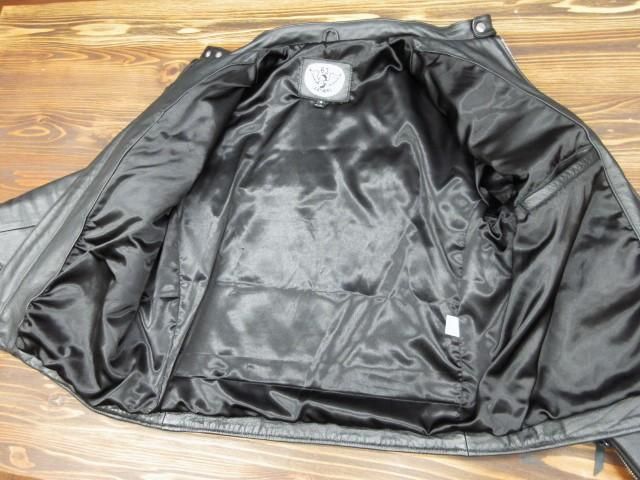 63レザース FKL-U シングルライダースジャケット 48(3L~4L相当 63レザース FKL-U シングルライダースジャケット 48(3L~4L相当