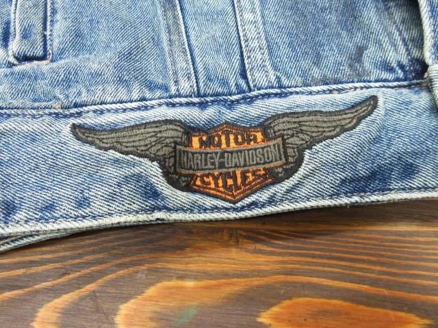 ハーレーダビッドソン VintageDenimVest デニムベスト L(3L~4L ハーレーダビッドソン VintageDenimVest デニムベスト L(3L~4L