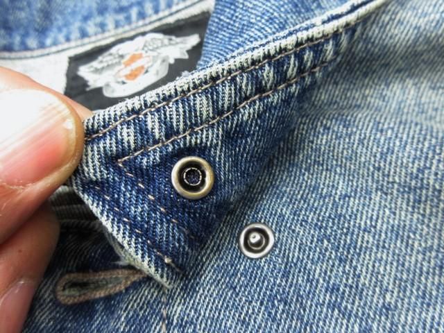 ハーレーダビッドソン VintageDenimVest デニムベスト L(3L~4L ハーレーダビッドソン VintageDenimVest デニムベスト L(3L~4L