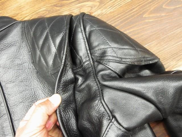 バンソン 別注品 パテッド「B」シングルライダース 40(M~L相当 バンソン 別注品 パテッド「B」シングルライダース 40(M~L相当
