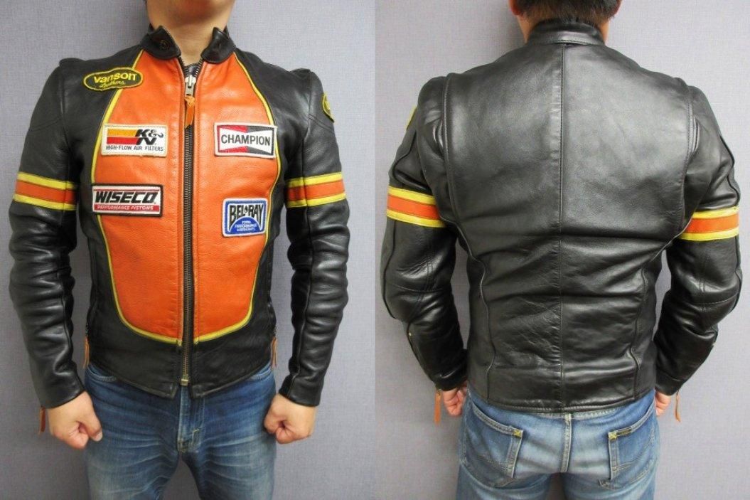 VANSON レザージャケット ダブルライダース ブラック VANSON レザージャケット ダブルライダース ブラック