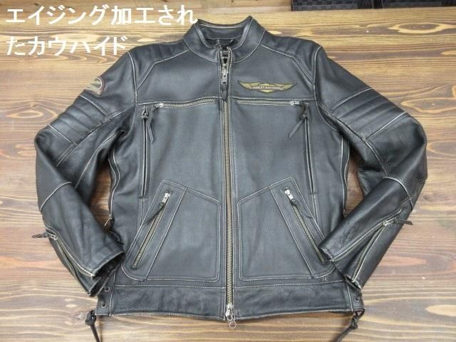 ハーレーダビッドソン Kane エイジング加工 シングルライダース ハーレーダビッドソン Kane エイジング加工 シングルライダース