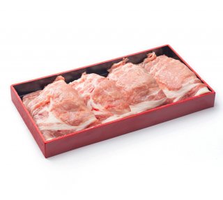 純白のビアンカ豚ロース焼肉用【送料無料】