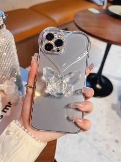 Butterflyclip heart iPhonecase