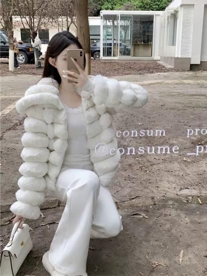 cocoselect 2way アウター ファーコート ワンホン 残り僅か！2wayアウター - ワンホンファッション・中国