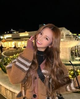⚫︎brown check cardigan