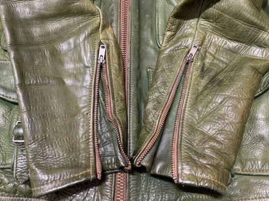 60's EAST WEST BURN STORMER レザージャケット レアカラー 60's EAST WEST BURN STORMER レザージャケット レアカラー