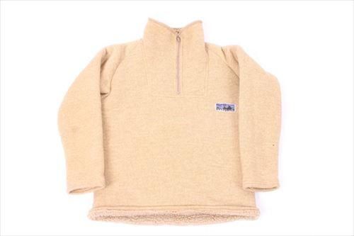 70's Patagonia 白タグ パイルハーフジッププルオーバー 最初期