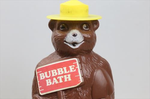 70s Smokey Bear Bubble Bath Bottle