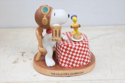 Peanuts Gallery Hallmark Here S To You スヌーピー フライングエース フィギュア Peanuts Gallery Hallmark Here S To You スヌーピー フライングエース フィギュア