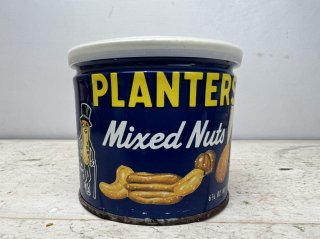 60s Planters Mr.Peanuts 缶
