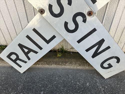 Vintage Railroad Crossing Sign/アメリカ 踏切 看板 Vintage Railroad Crossing Sign/アメリカ 踏切 看板