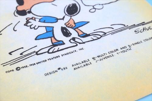 Vintage スヌーピー＆ルーシー フェルトポスター/プリント サンプル