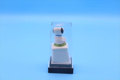 70s Aviva Snoopy Mini Ceramic trophy/I MISS YOU/セラミック