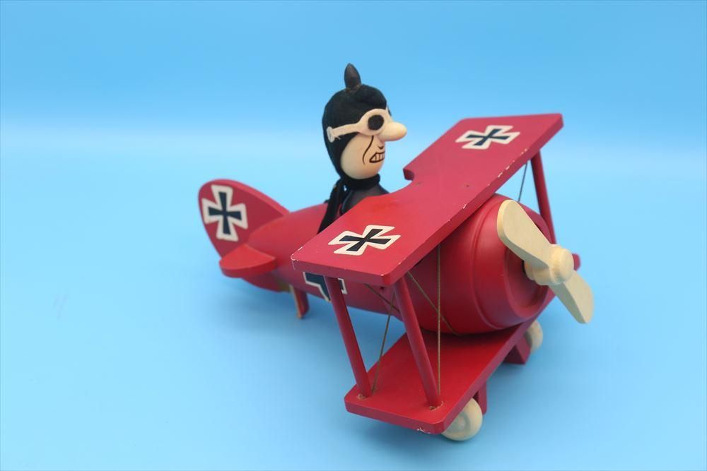 70s Schmid RED BARON Music Box/スヌーピー レッドバロン
