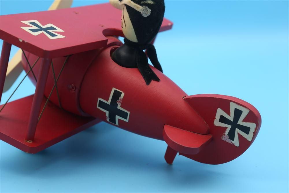 70s Schmid RED BARON Music Box/スヌーピー レッドバロン