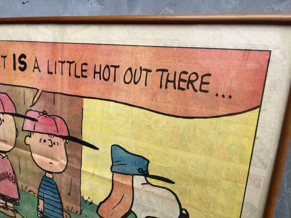 60s Vintage Peanuts Sunday Comic Poster/チャーリーブラウン 60s Vintage Peanuts Sunday Comic Poster/チャーリーブラウン