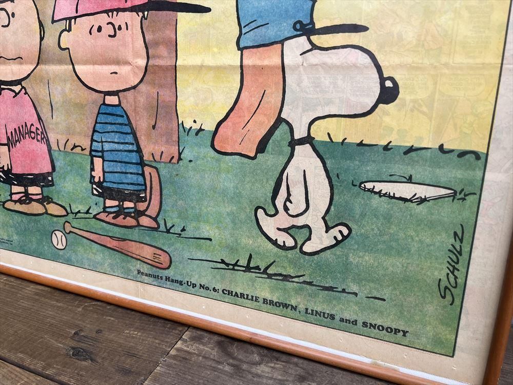 60s Vintage Peanuts Sunday Comic Poster/チャーリーブラウン 60s Vintage Peanuts Sunday Comic Poster/チャーリーブラウン