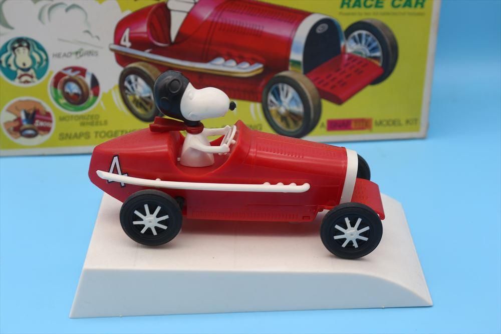 70s MATTEL Monogram Snoopy and His BUGATTI Race car/スヌーピー レースカー/箱付き 70s MATTEL Monogram Snoopy and His BUGATTI Race car/スヌーピー レースカー/箱付き