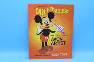 60s Mickey Mouse Coloring Book OF Avon Toys/エイボン 塗り絵/ヴィンテージ