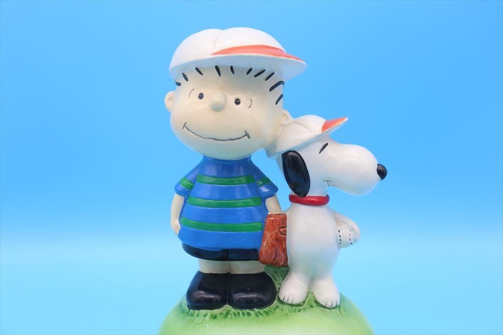 70s SCHMID Linus & Snoopy music box/ライナス スヌーピー