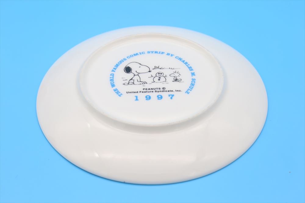 1997 PEANUTS Snoopy Year Plate/スヌーピー お皿