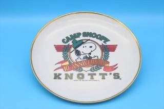 90s Knott's Berry Farm Camp Snoopy 10th Anniversary plate/ơ ץ̡ԡ ץ졼